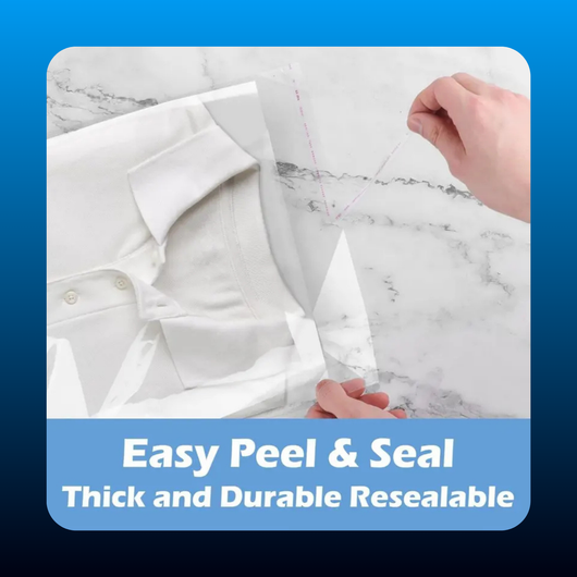 Resealable Clear Poly Bags (70 PCS)
