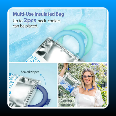 Reusable Neck Ice Cooling Tube