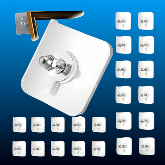 Heavy-Duty Self-Adhesive Wall Hooks Set