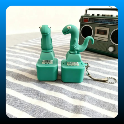 Funny Lizard Button Clicker Keychain Fidget Toy