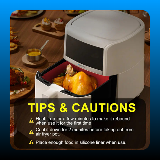 Silicone Air Fryer Square Liners (2 Pack)