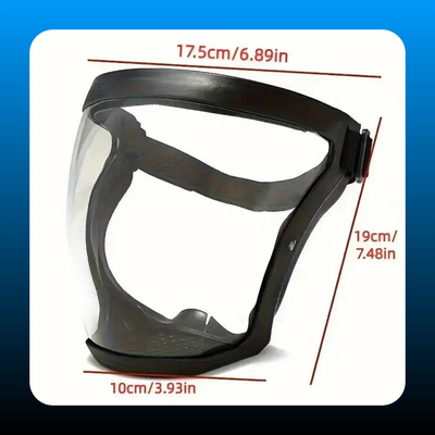 Adjustable Full-Face Protective Shield