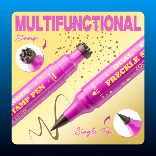 Waterproof Freckle Stamp Pen, Dual Tip