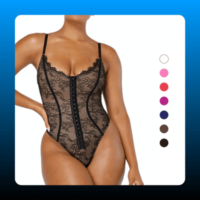 Lace Thong Hourglass Bodysuit