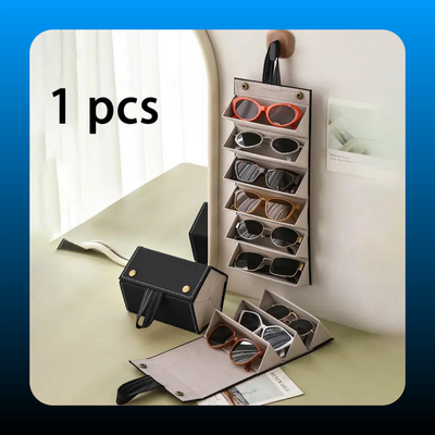 6 Grid Portable Sunglasses Organizer