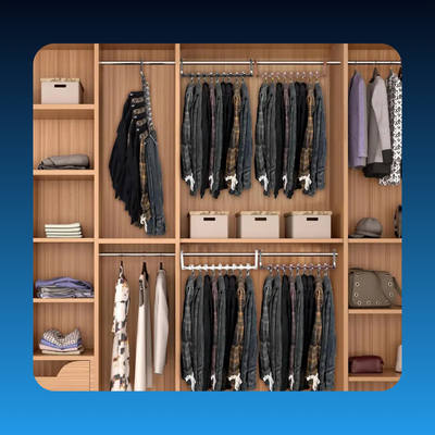 9-Layer Stainless Steel Pant Rack Hanger
