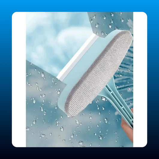 Double Sided Window Squeegee and Scrubber