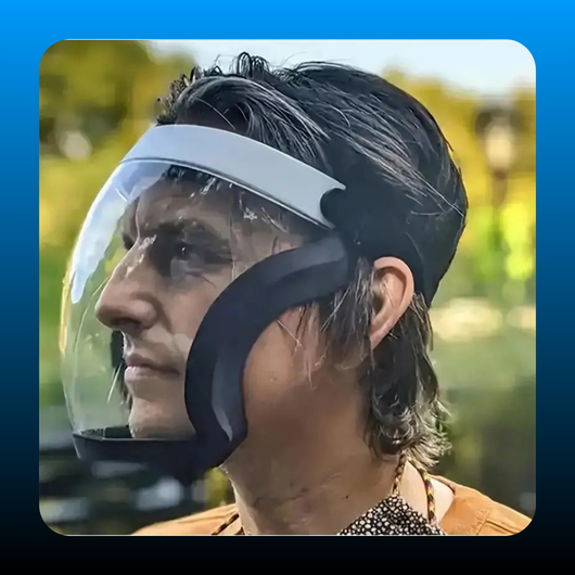 Adjustable Full-Face Protective Shield
