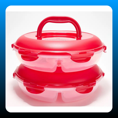 Chip & Dip Storage Set w/ Handle Lids
