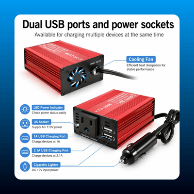 150W Car Power Inverter