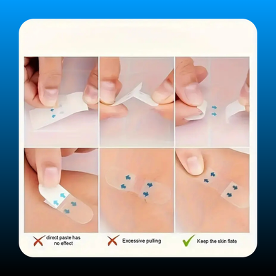 120 Invisible Face Lifting Patches