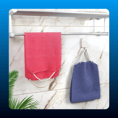 Nylon Back Scrubber with Handles