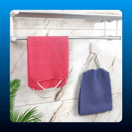 Nylon Back Scrubber with Handles