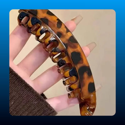 Tortoiseshell Banana Hair Clip