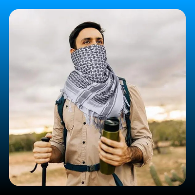 100% Cotton Tactical Military Shemagh Scarf