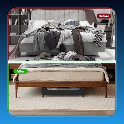 Under Bed Storage With Wheels
