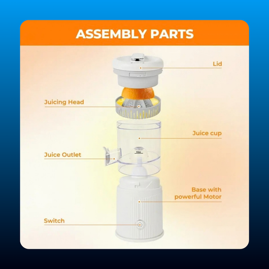 Cordless Rechargeable Citrus Juicer
