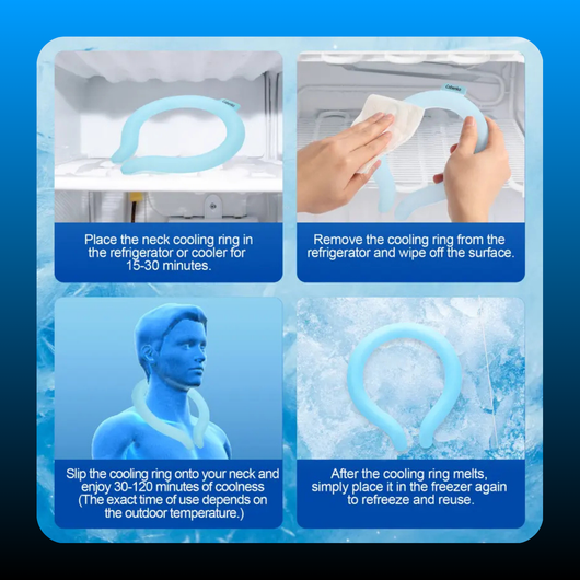 Reusable Neck Ice Cooling Tube