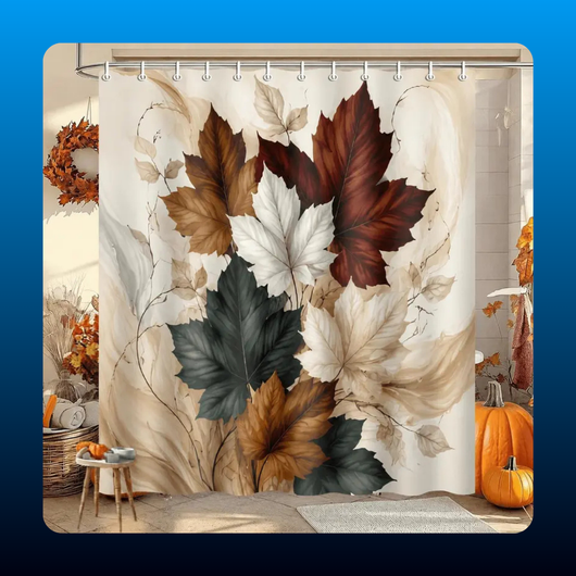 Autumn Maple Leaf Shower Curtain