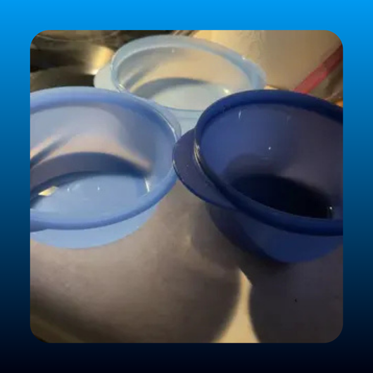 Round Bowl and Lid 6-piece Set