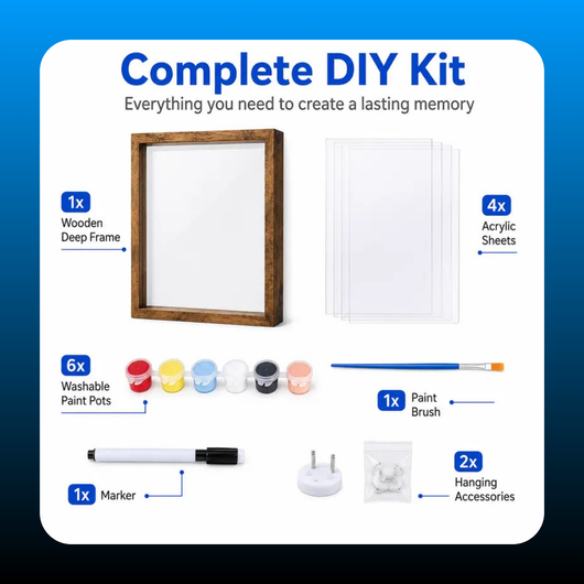 DIY Family Handprint Frame Kit