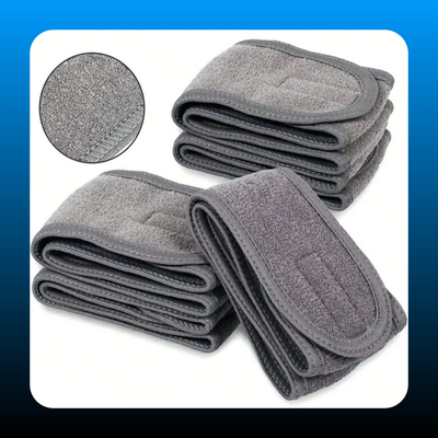 Adjustable Women's Spa Facial Headband (3 pack)