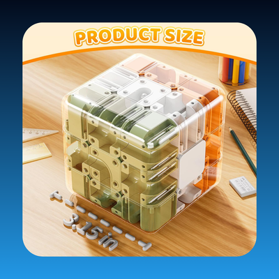 3D Ball Maze Puzzle Cube