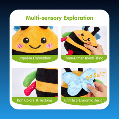 Interactive Crawling Musical Bee Toy for Toddlers