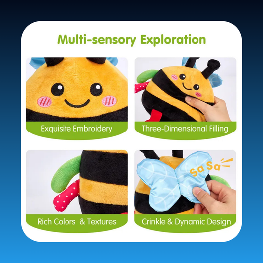 Interactive Crawling Musical Bee Toy for Toddlers