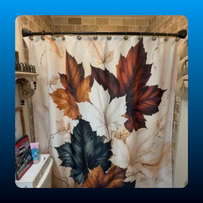Autumn Maple Leaf Shower Curtain