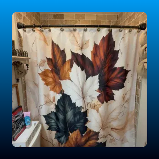 Autumn Maple Leaf Shower Curtain