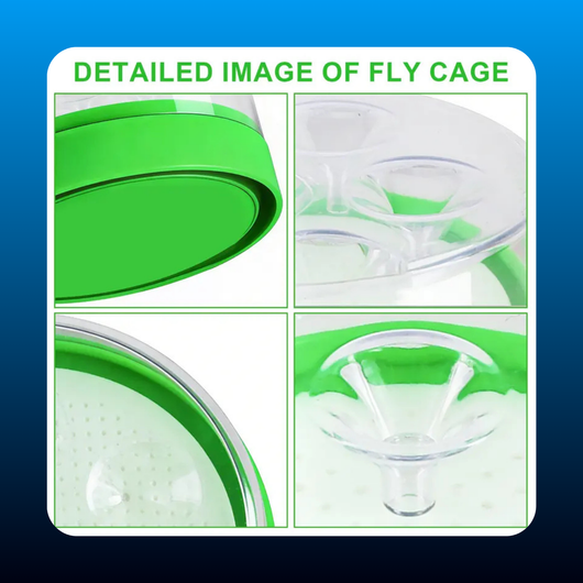 Non-Toxic Reusable Outdoor Fly Trap Cage