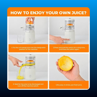 Cordless Rechargeable Citrus Juicer