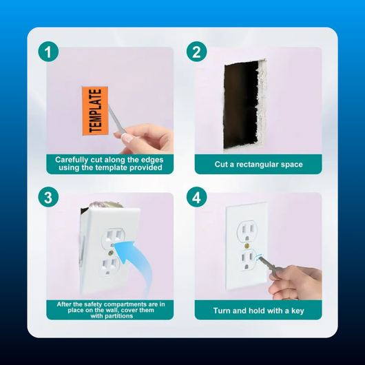 Hidden Wall Outlet Diversion Safe