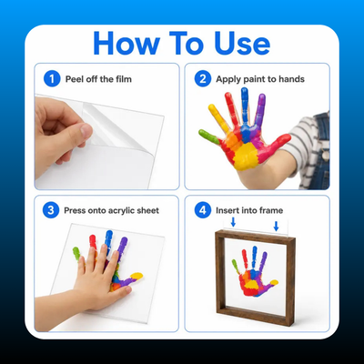 DIY Family Handprint Frame Kit