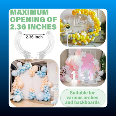 Large Balloon Arch Clips (10 Pack)