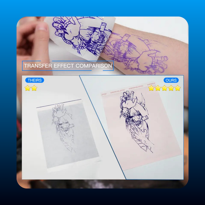 Thermal-Compatible Tattoo Stencil Transfer Paper