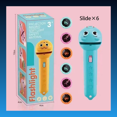 Cartoon Projector Flashlight for Kids