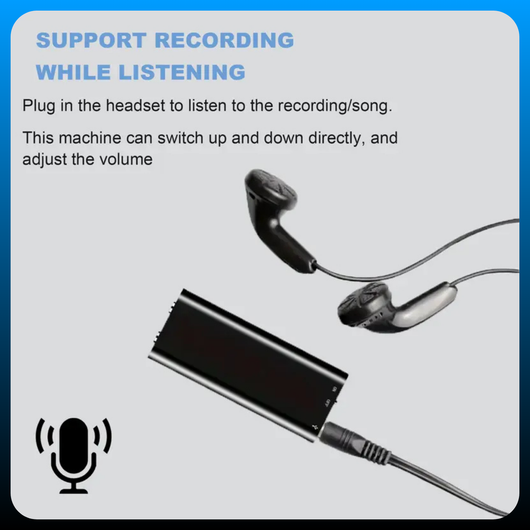 Professional Voice-Activated Digital Recorder