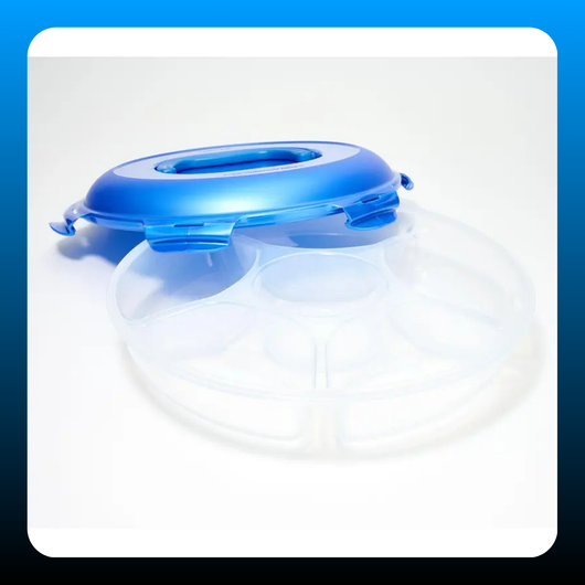 Chip & Dip Storage Set w/ Handle Lids