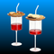 Glass with Charcuterie Board and Straw Combo (2 Pcs)
