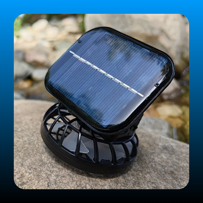 USB & Solar Powered Summer Sun Hat with Dual Fans