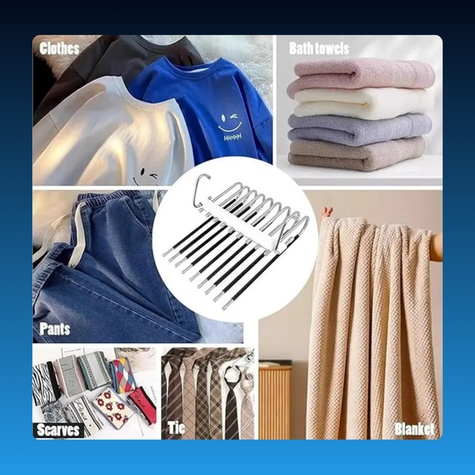 9-Layer Stainless Steel Pant Rack Hanger