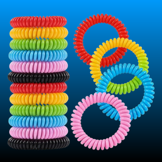 Waterproof Elastic Mosquito Repellent Bands (10 Pack)