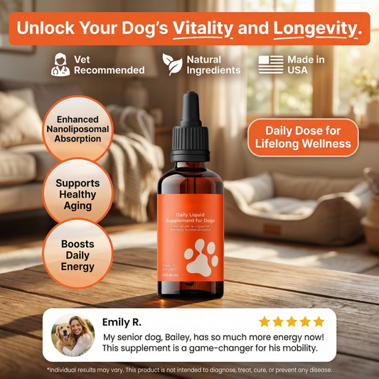 Liquid Longevity Supplement for Dogs
