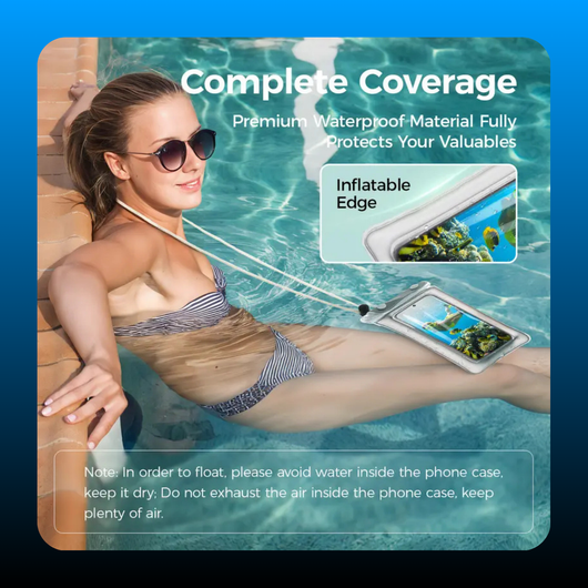 Waterproof Phone Pouch (2 Pack)