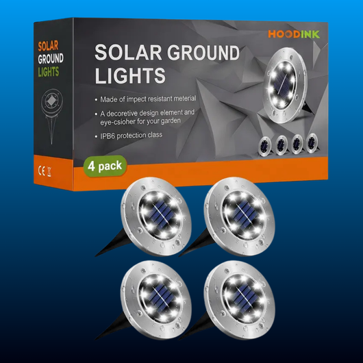 Waterproof Solar Outdoor Lights (12 Pack)