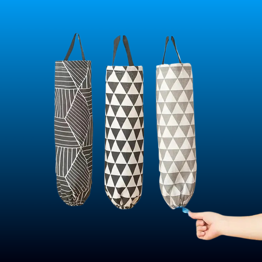 Geometric Garbage Bag Storage Organizer