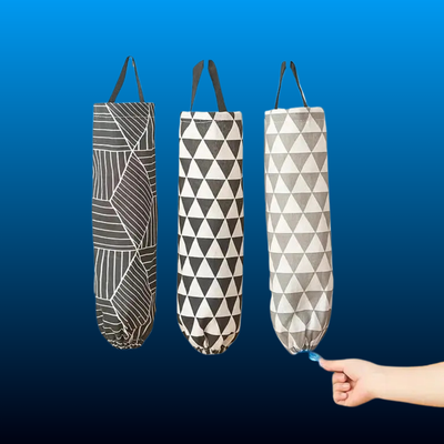 Geometric Garbage Bag Storage Organizer