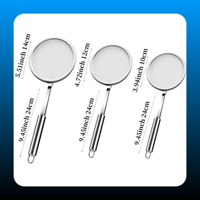 Stainless Steel Fat Skimmer Spoon (3 Pack)